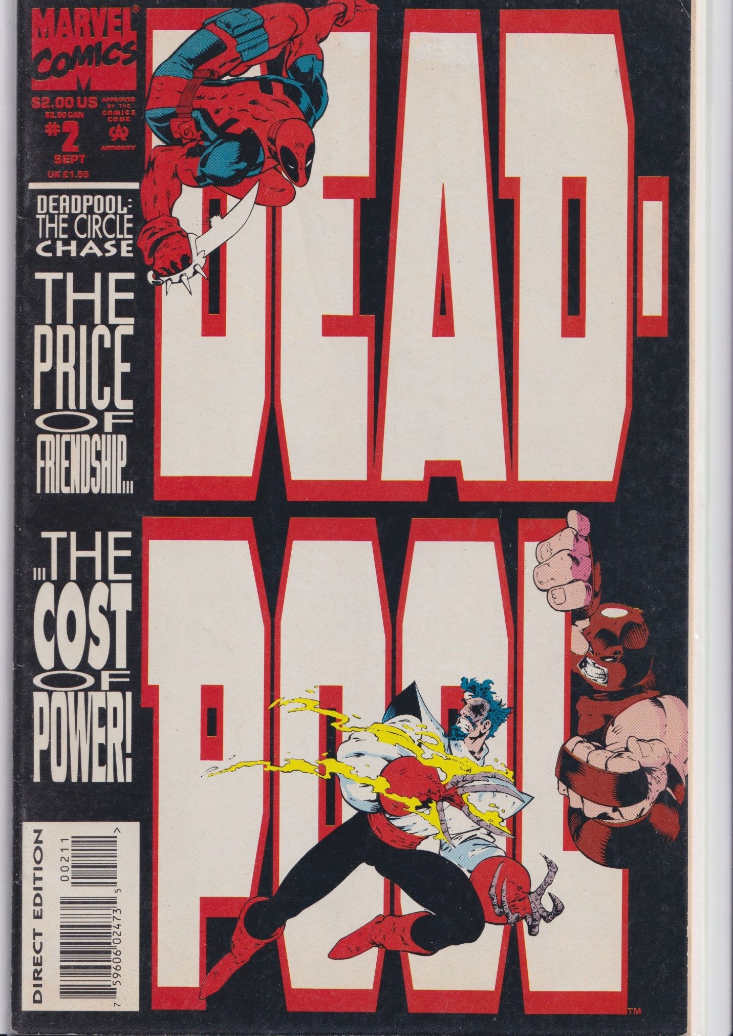 Deadpool The Circle Chase #1-4 (1993) full set F+ - French Comics Lovers