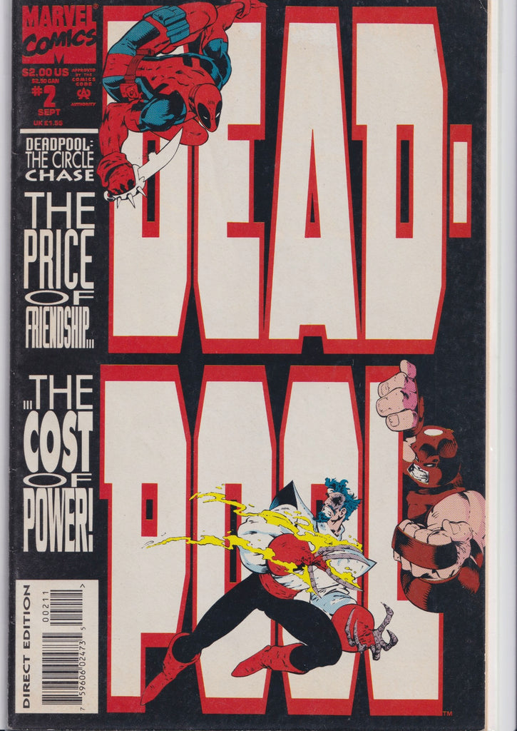 Deadpool The Circle Chase #1-4 (1993) full set F+ - French Comics Lovers