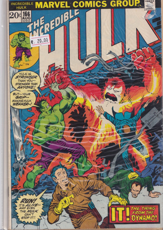 Hulk #166 (1973) Fine - French Comics Lovers