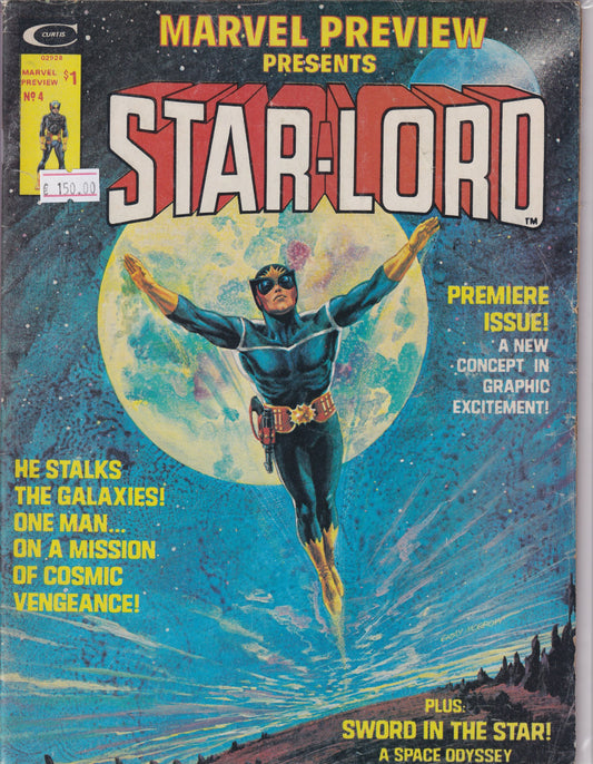 Marvel Preview #4 (1976) 1° Starlord Fine - French Comics Lovers
