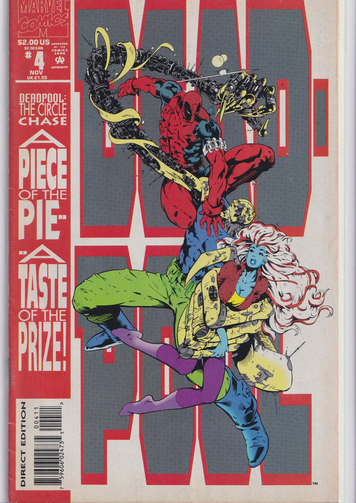 Deadpool The Circle Chase #1-4 (1993) full set F+ - French Comics Lovers