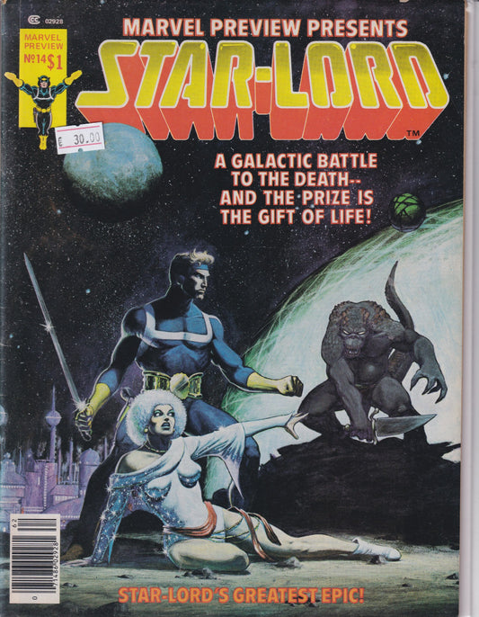 Marvel Preview #14 (1977) Starlord Fine + - French Comics Lovers
