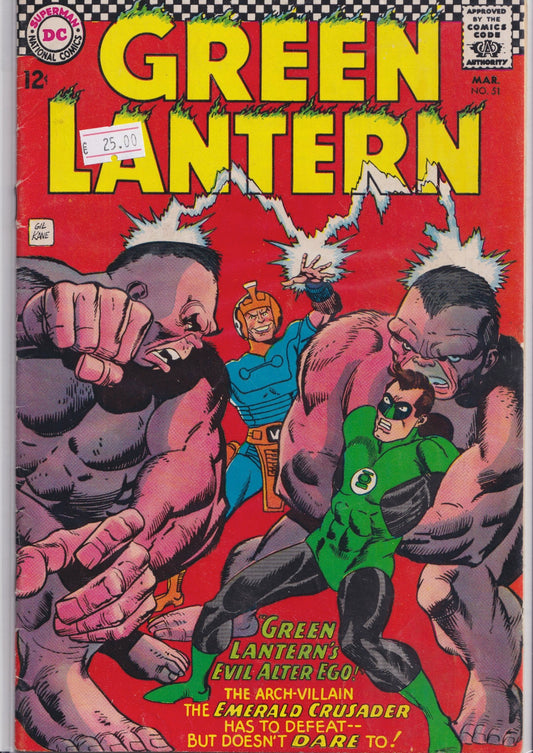 Green Lantern #51 (1966) vg - French Comics Lovers
