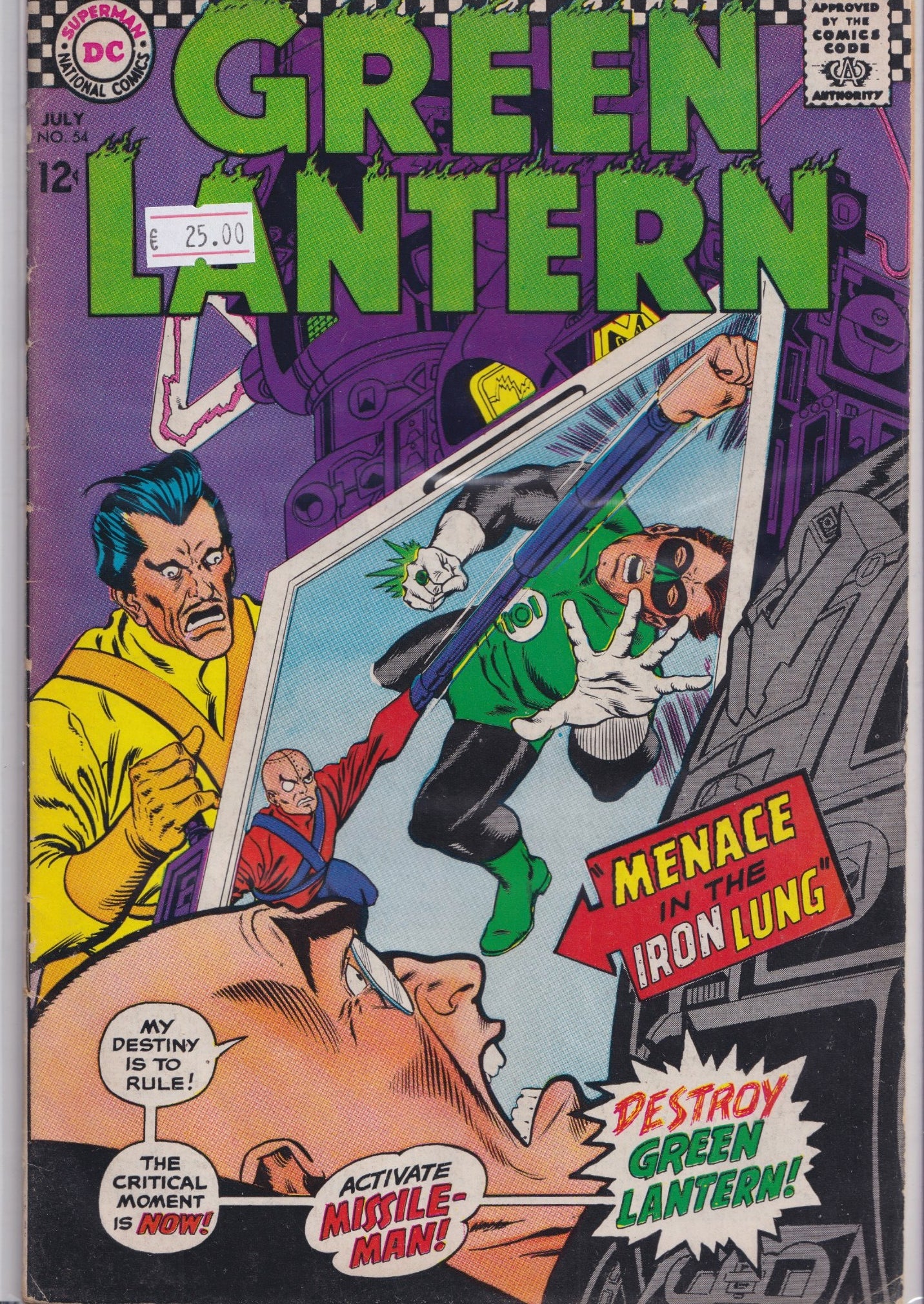 Green Lantern #54 (1967) vg - French Comics Lovers