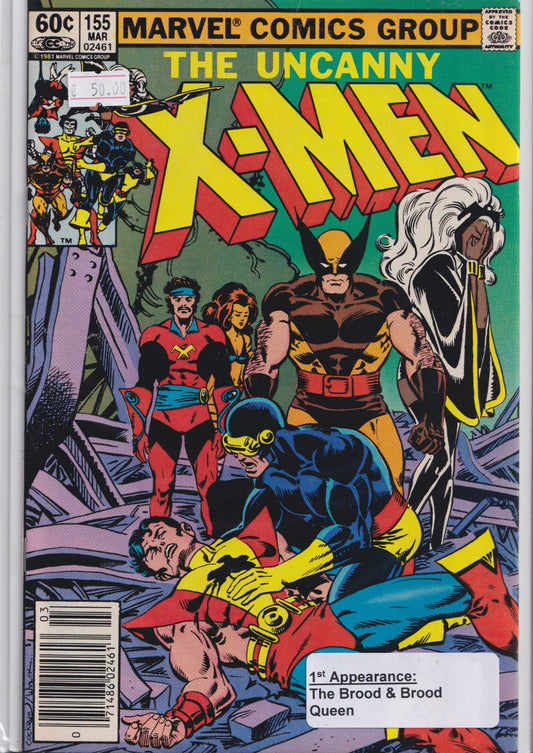 Uncanny X-Men #155 (1982) 1° Brood - French Comics Lovers