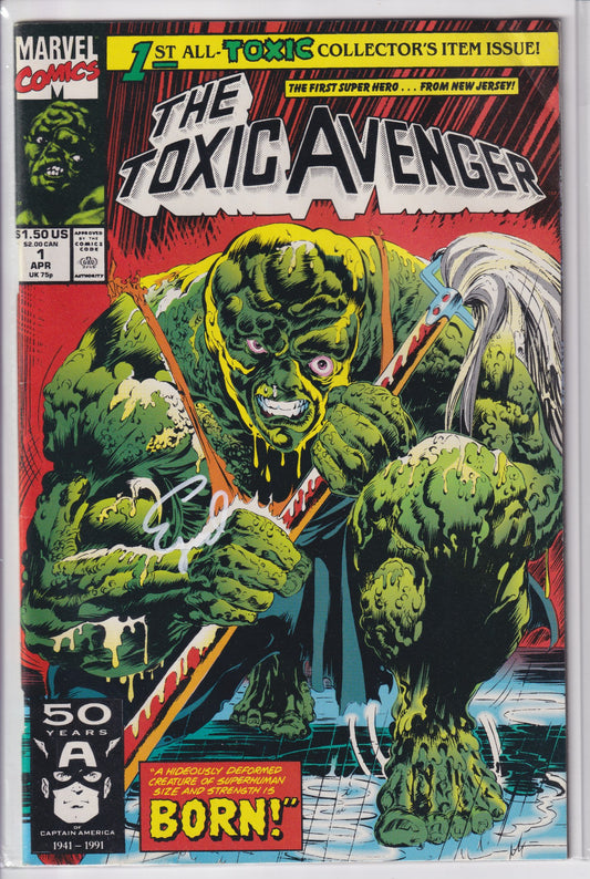 Toxic Avenger #1 (1991) Signed by Elijah Wood Movie 2025 F+ - French Comics Lovers