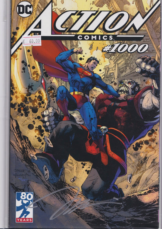 Action Comics #1000 Tour ed Jim Lee signature - French Comics Lovers
