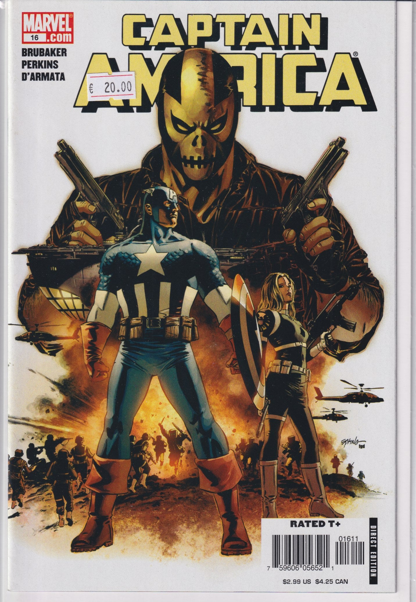 Captain America #16 (2005) 1° Crossbone VF - French Comics Lovers