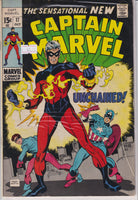 Captain Marvel #17 ( 1969) 1° full New Cap VF - French Comics Lovers
