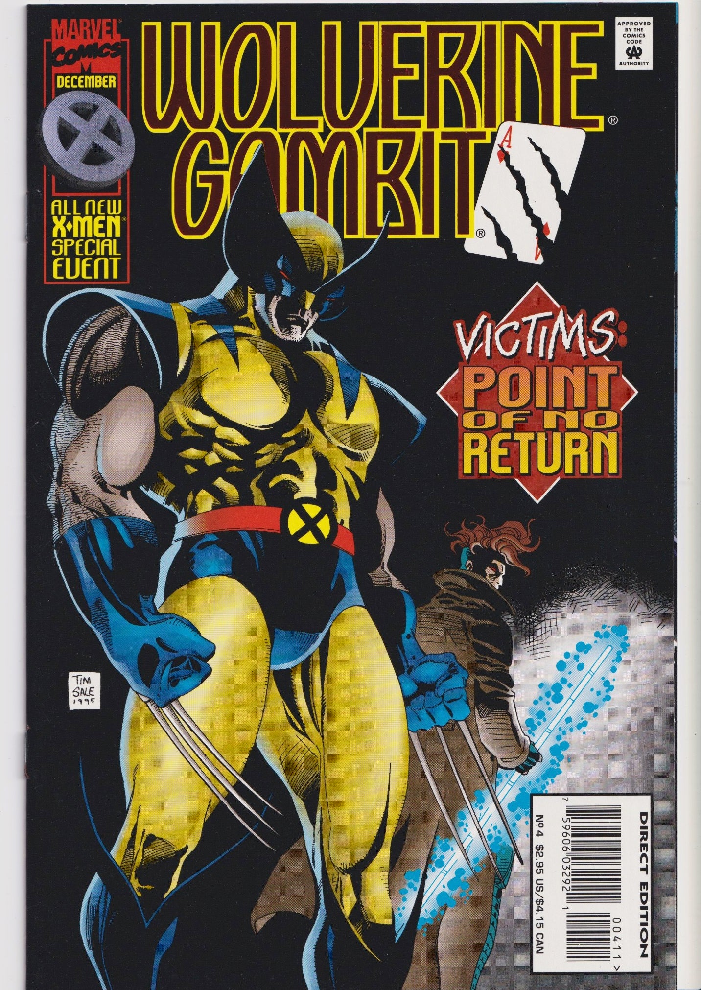 Wolverine & Gambit Victims (1995) Full #1-4 set Loeb+Sale VF