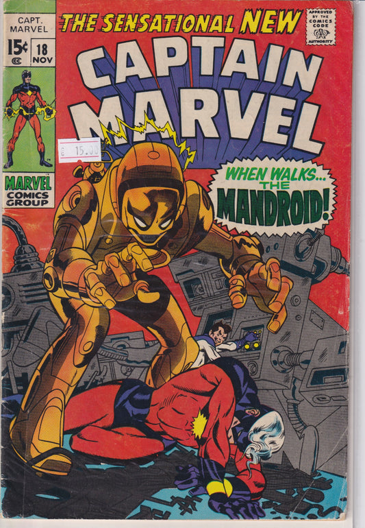Captain Marvel #18 (1969) VG - French Comics Lovers