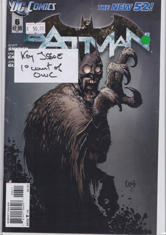 Batman #6 (2006) 1° Court of Owl VF - French Comics Lovers