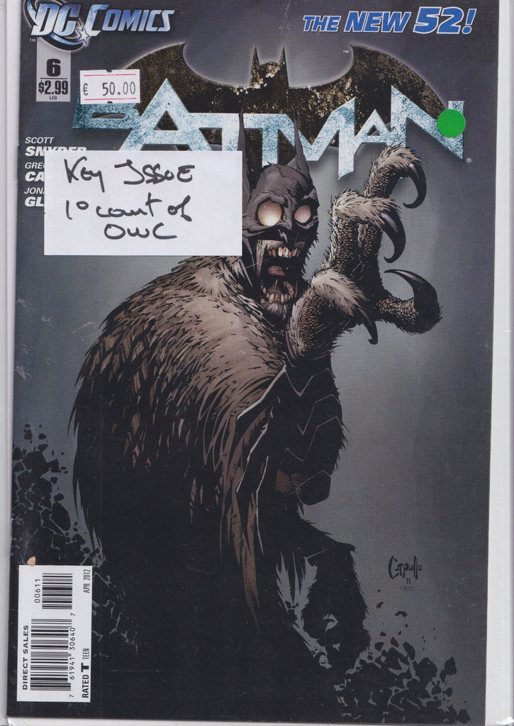 Batman #6 (2006) 1° Court of Owl VF - French Comics Lovers