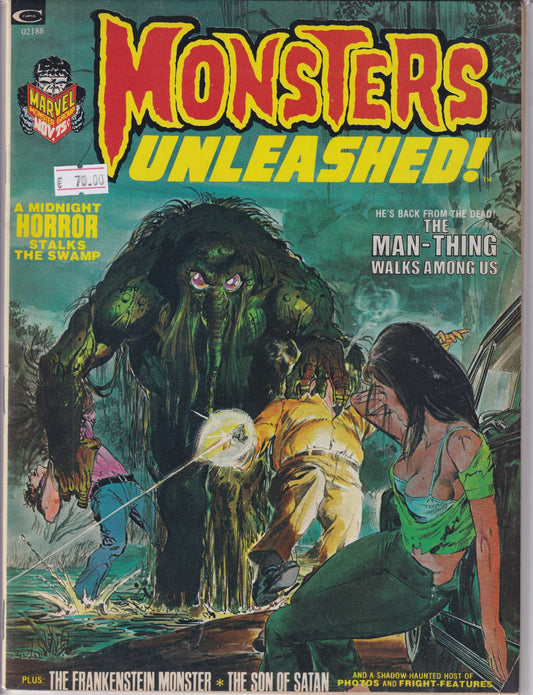 Monsters Unleashed #3 Man-Thing (1973) F - French Comics Lovers