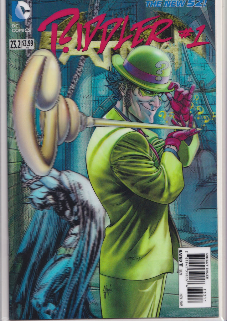 Batman #23.2 (2013) Riddler 3D lenticular cover NM
