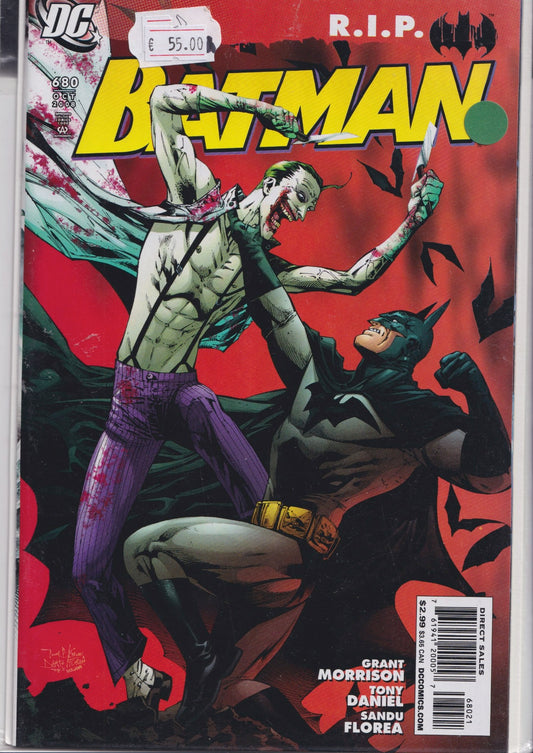 Batman 680 Joker Variant 1.25 VF - French Comics Lovers