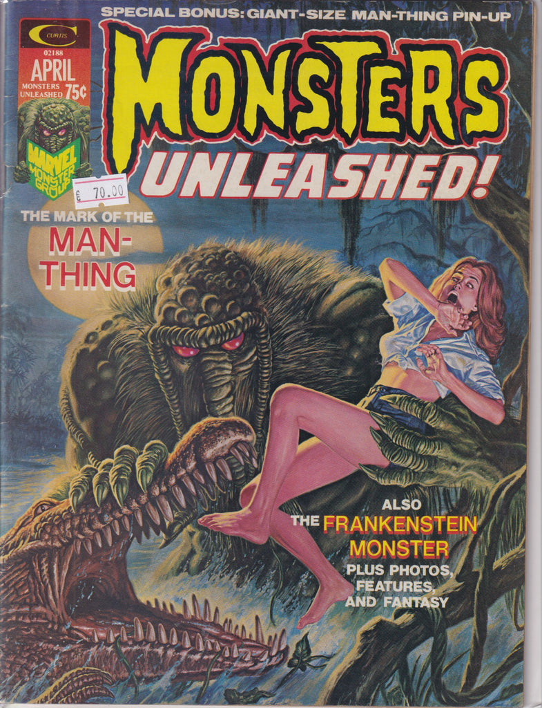 Monsters Unleashed #5 Man-Thing (1973) F - French Comics Lovers