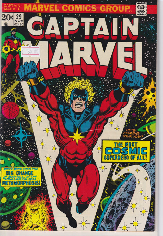 Captain Marvel #29 (1973) Vf - French Comics Lovers