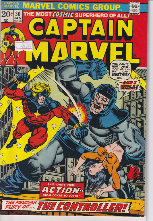 Captain Marvel #30 (1974) Vf - French Comics Lovers