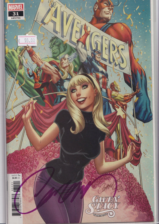 Avengers #31 (2020) Signed cover J. Scott Campbell - French Comics Lovers