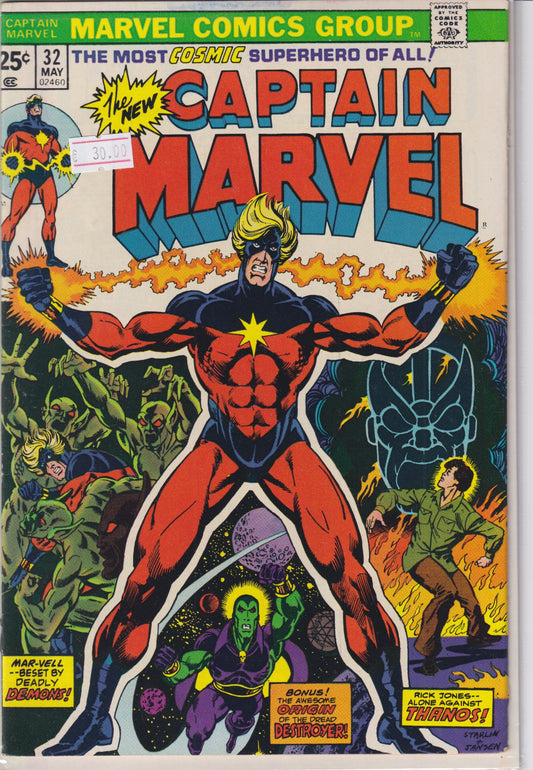 Captain Marvel #32(1974) Vf - French Comics Lovers