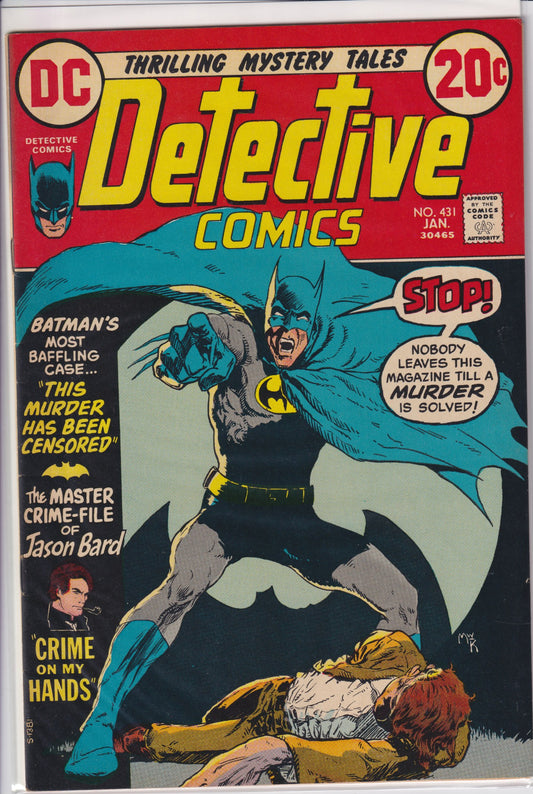 Detective Comics #431 (1973) VF - French Comics Lovers
