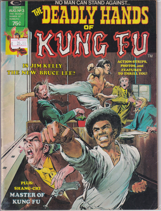 Deadly Hands of Kung Fu #3 (1974 Magazine) Fine - French Comics Lovers