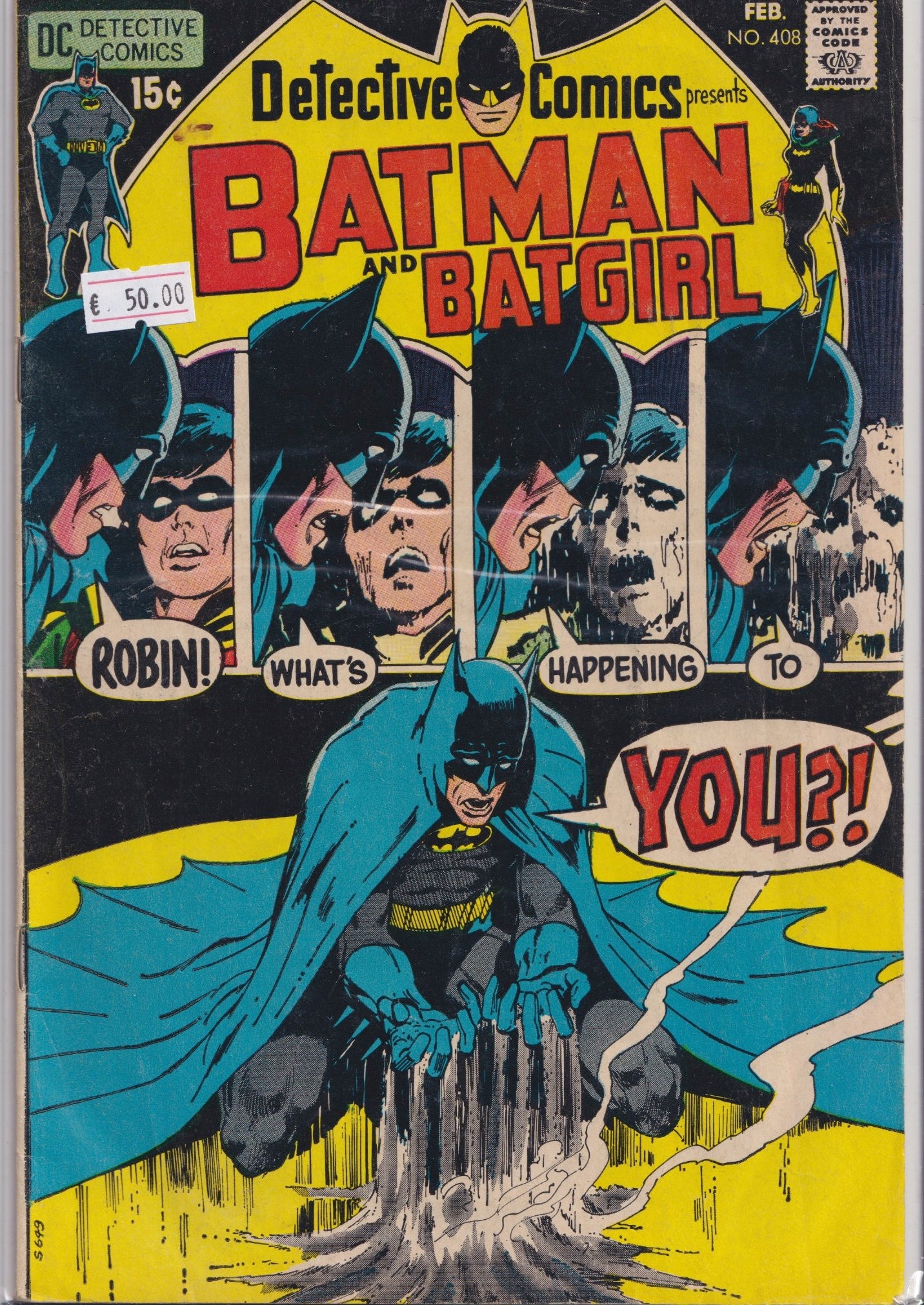 Detective Comics #408 Neal Adams Fine - French Comics Lovers