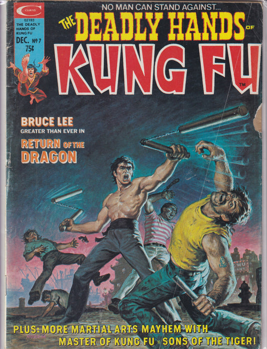 Deadly Hands of Kung Fu #8 (1974 Magazine) Fine - French Comics Lovers