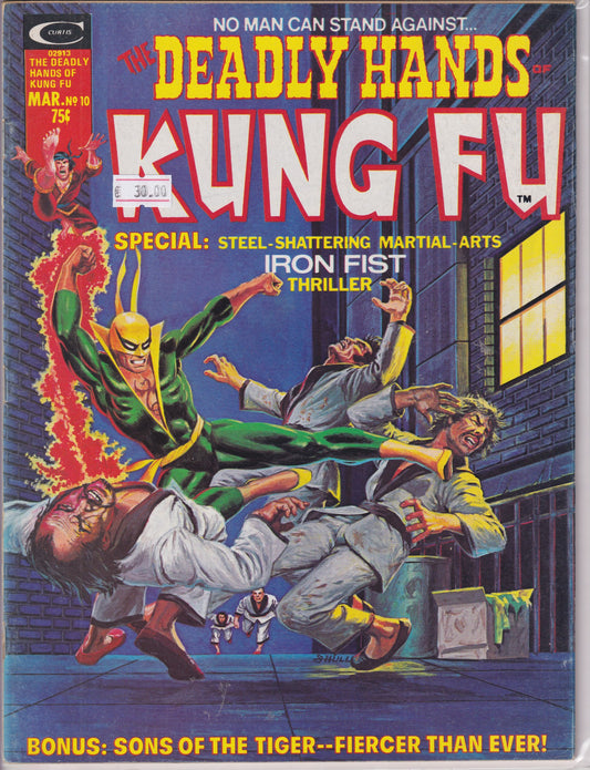 Deadly Hands of Kung Fu #10 (1974 Magazine) Fine - French Comics Lovers