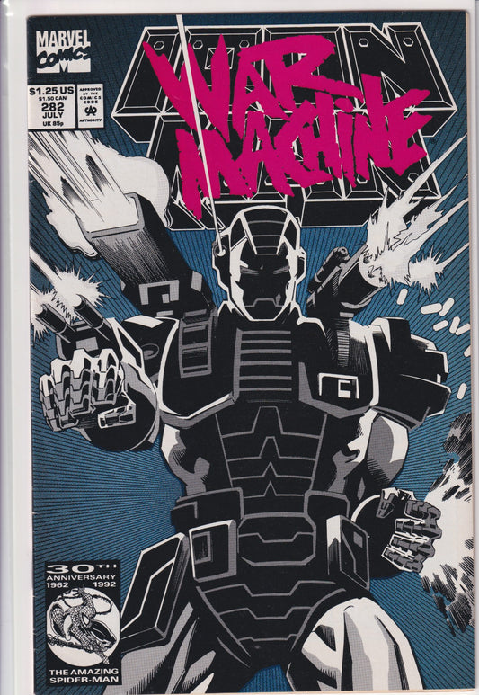 Iron Man #282 (1992) 1° War Machine VF - French Comics Lovers