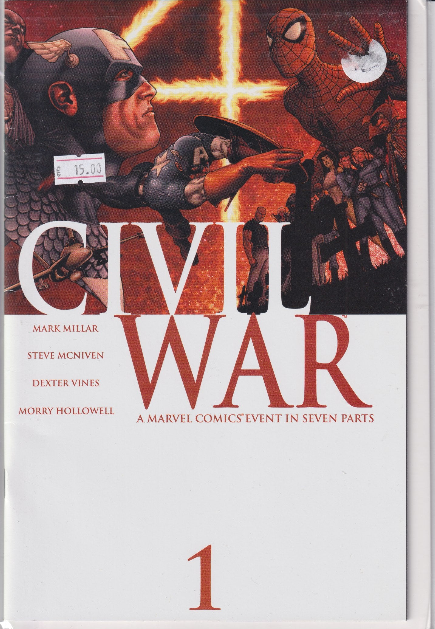 Civil War #1-7 (2006) Full set Classic Marvel storyline VF - French Comics Lovers