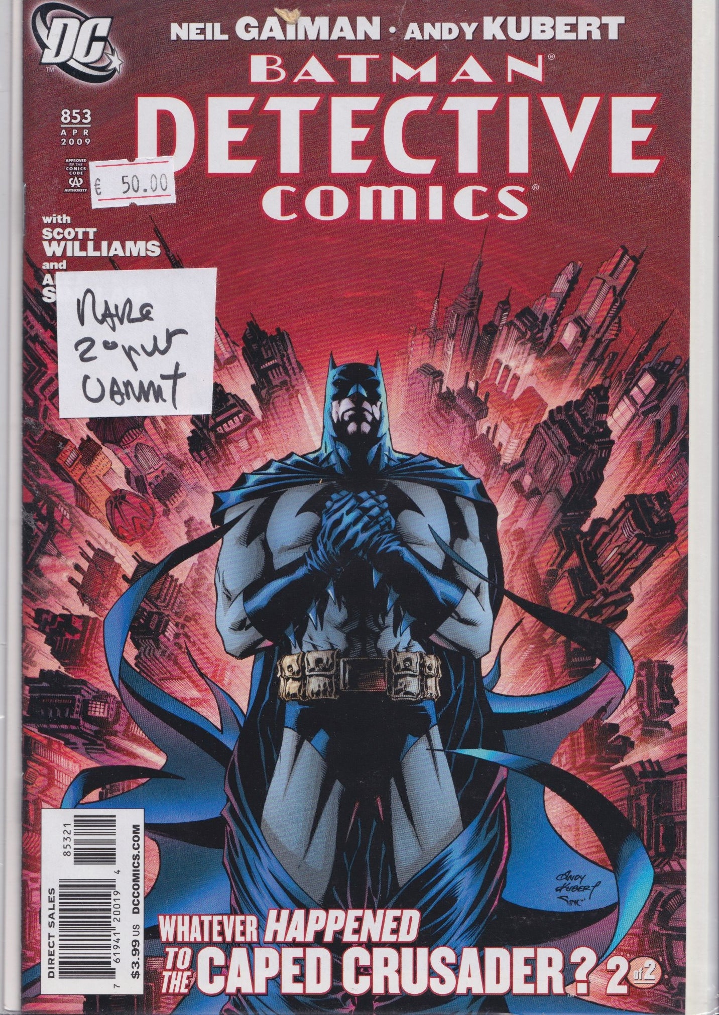 Detective Comics #853 (2009) Neil Gaiman VF - French Comics Lovers