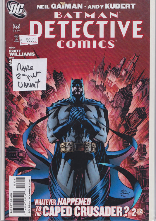 Detective Comics #853 (2009) Neil Gaiman VF - French Comics Lovers