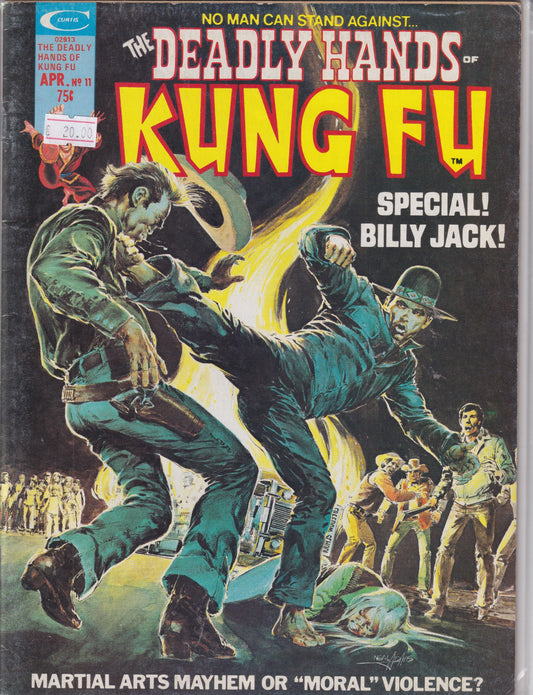 Deadly Hands of Kung Fu #11 (1974 Magazine) Fine - French Comics Lovers