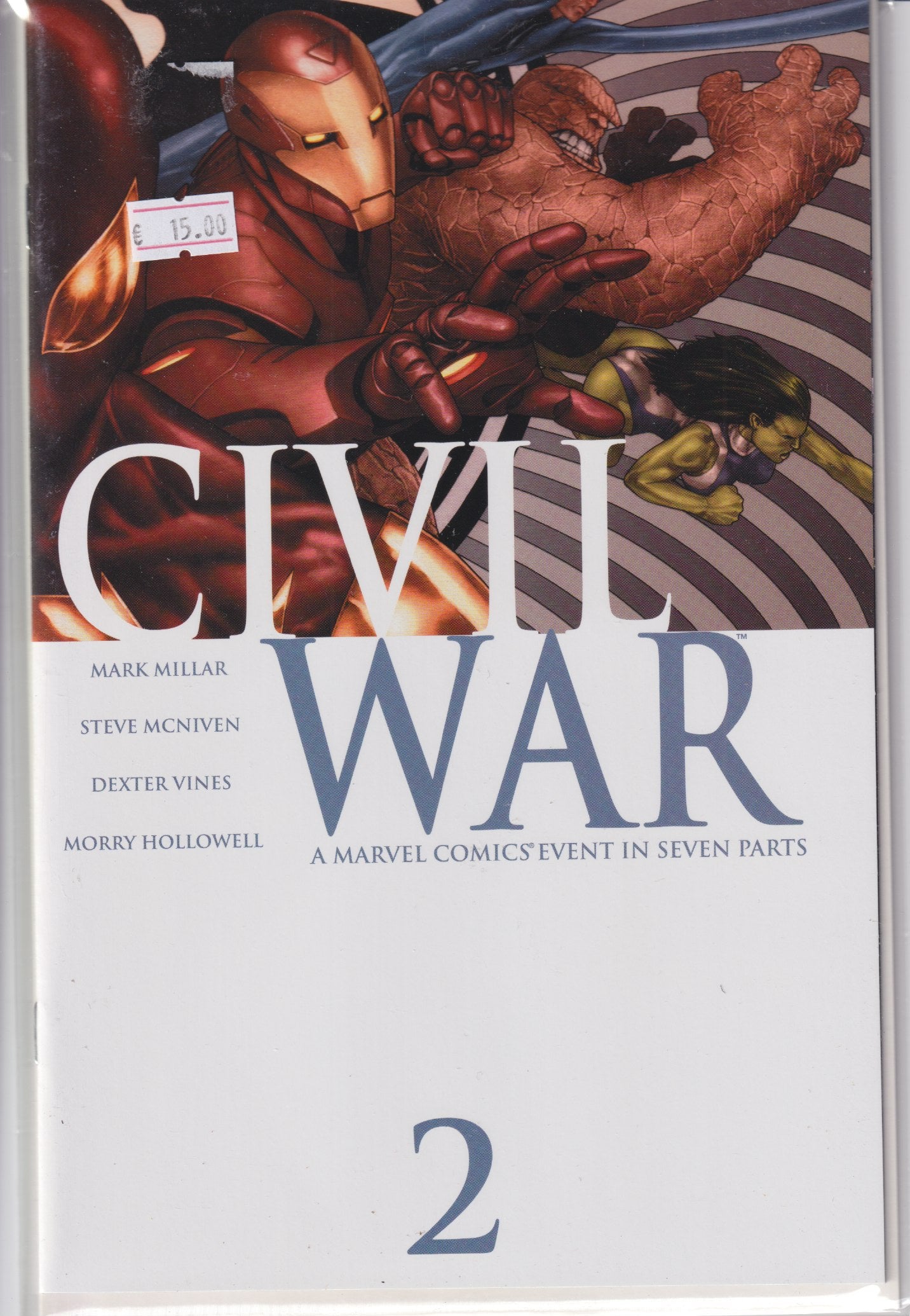Civil War #1-7 (2006) Full set Classic Marvel storyline VF - French Comics Lovers