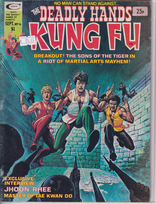 Deadly Hands of Kung Fu #16 (1975 Magazine) Fine - French Comics Lovers