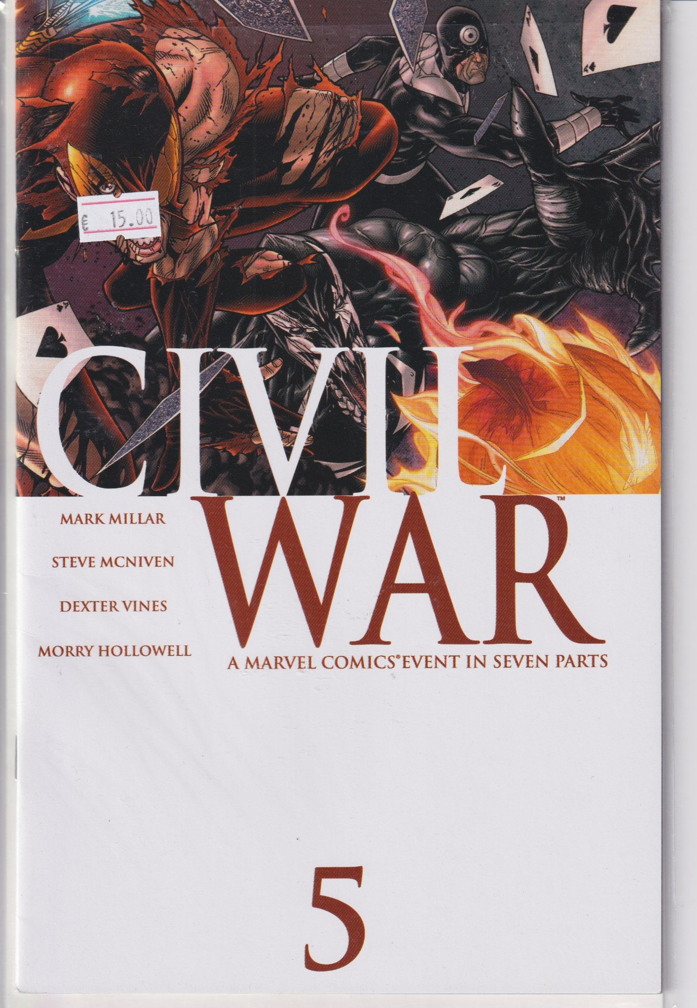 Civil War #1-7 (2006) Full set Classic Marvel storyline VF - French Comics Lovers