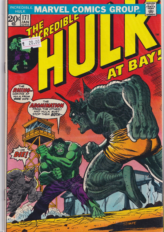Hulk #171 (1974) Fine - French Comics Lovers
