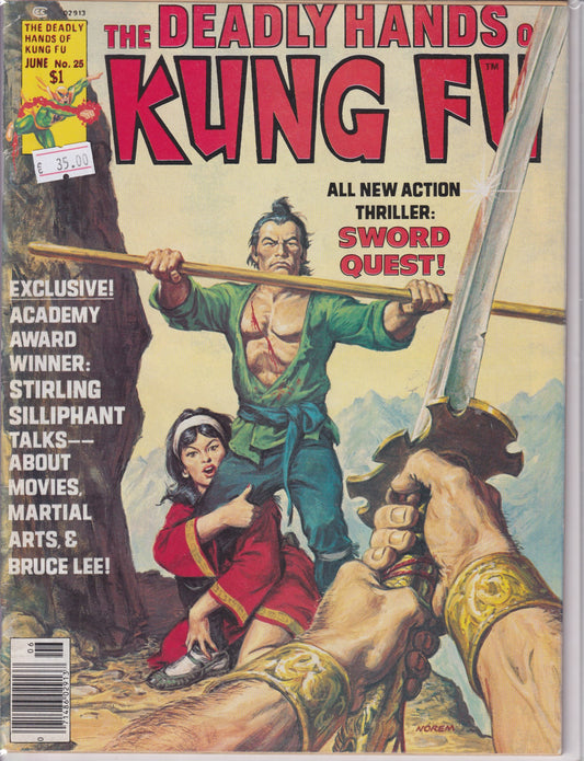 Deadly Hands of Kung Fu #25 (1976 Magazine) Fine - French Comics Lovers