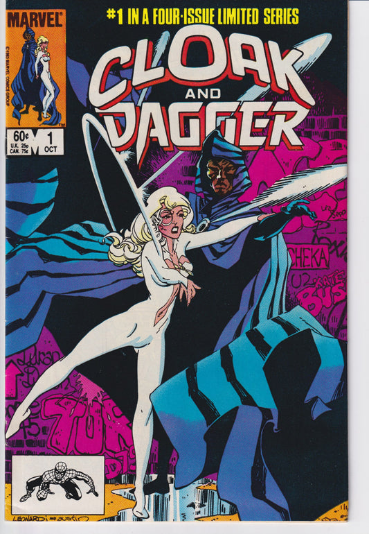 Cloak & Dagger #1 -4 (1983) full set classic mini -serie VF - French Comics Lovers