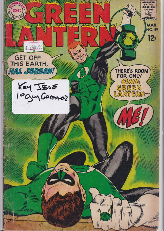Green Lantern #59 ( 1968) 1° Guy Gardner Good+ - French Comics Lovers