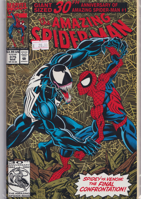 Amazing Spider-Man #375 (1993) Venom  very Fine