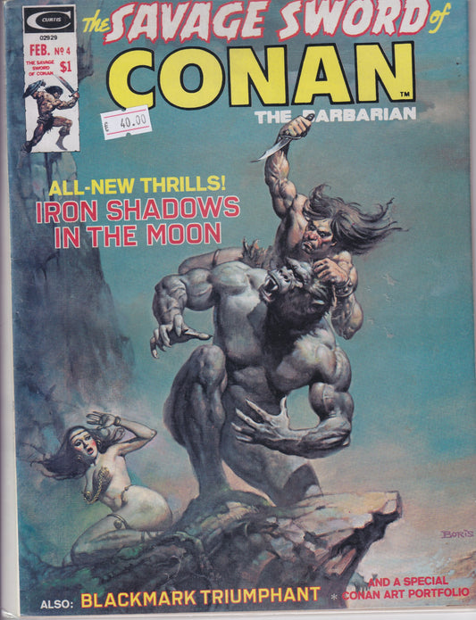 Savage Sword of Conan #4 (1974) VF - French Comics Lovers