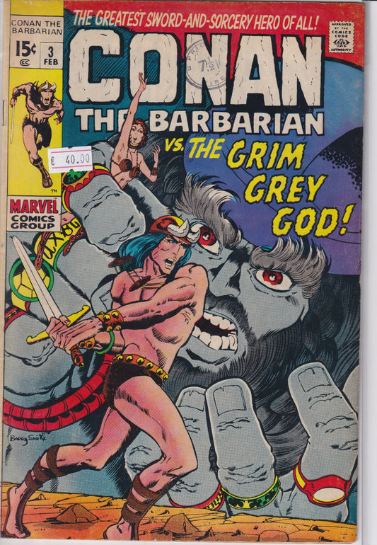 Conan #3 (1971) Barry Smith F+ - French Comics Lovers