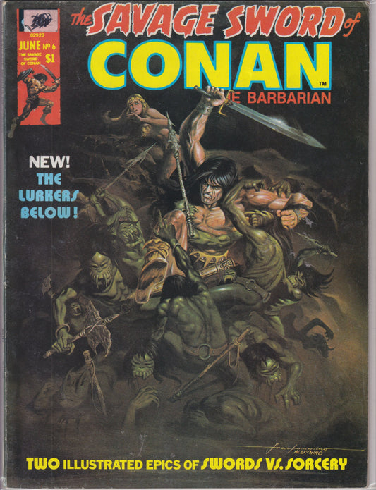 Savage Sword of Conan #6 (1974) VF - French Comics Lovers