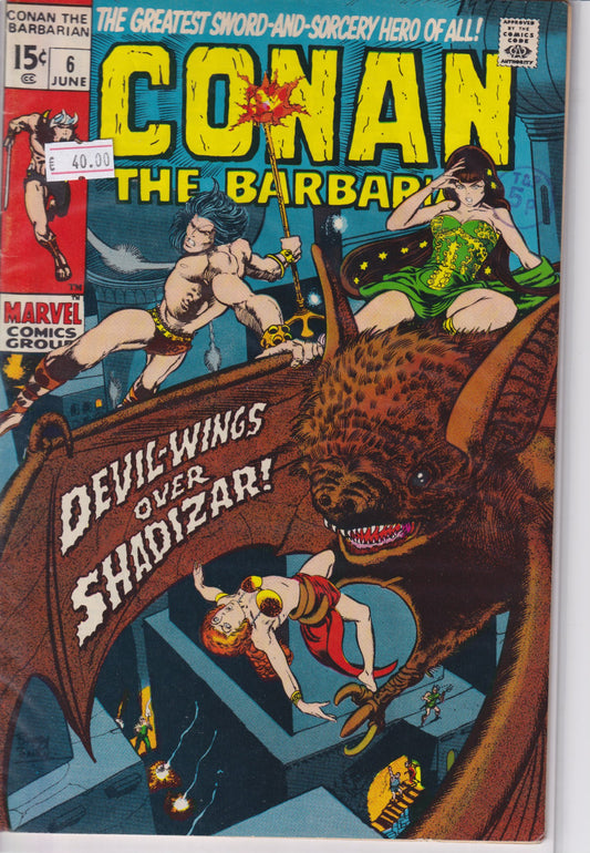 Conan #6 (1971) Barry Smith F+ - French Comics Lovers