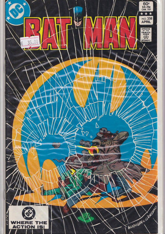 Batman #358 (1983) Killer Croc VF