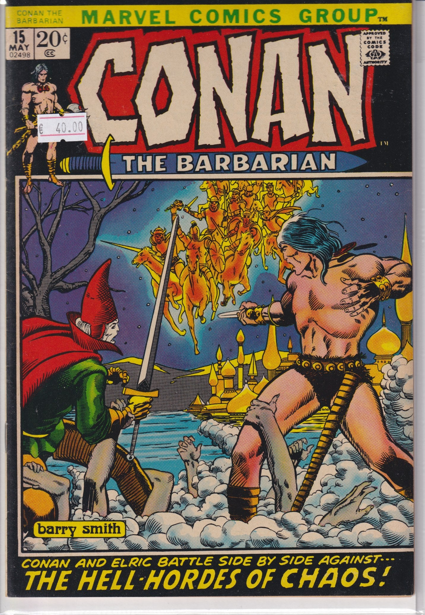 Conan #15 (1972) Barry Smith Vf - French Comics Lovers