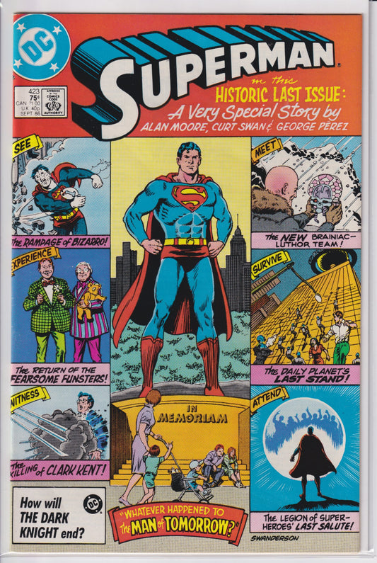 Superman #423 (1986) Alan Moore VF - French Comics Lovers